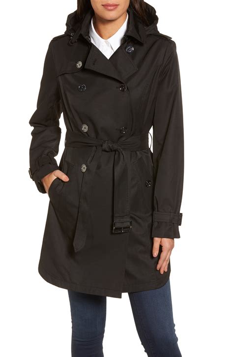 michael kors trench coat nordstrom rack|michael kors trench coat women.